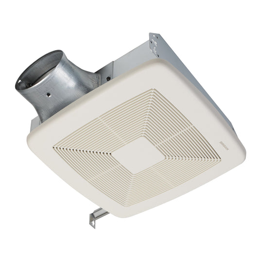 BRO-LP50100DCBroan LP50100DC Low Profile Selectable 50/80/100 CFM Bathroom Exhaust Vent Fan