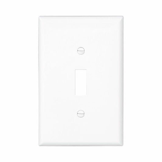 CWD-PJ1WEaton PJ1 Single Gang Toggle Wallplate White/Black
