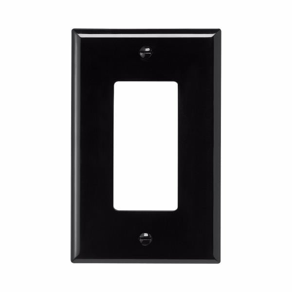 CWD-PJ26BKEaton PJ26 Single Gang Decorator Wallplate White/Black