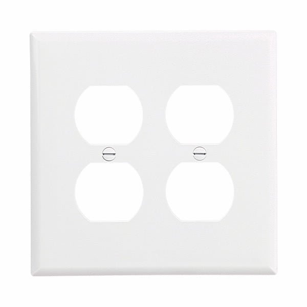CWD-PJ82WEaton PJ82 Mid-Size Two Gang Duplex Receptacle Wallplate