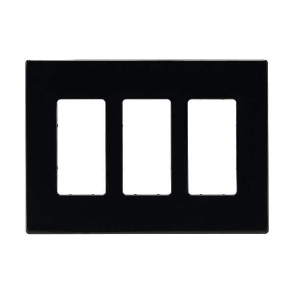 CWD-PJS263BKEaton PJS263 Three Gang Decorator Screwless Wallplate