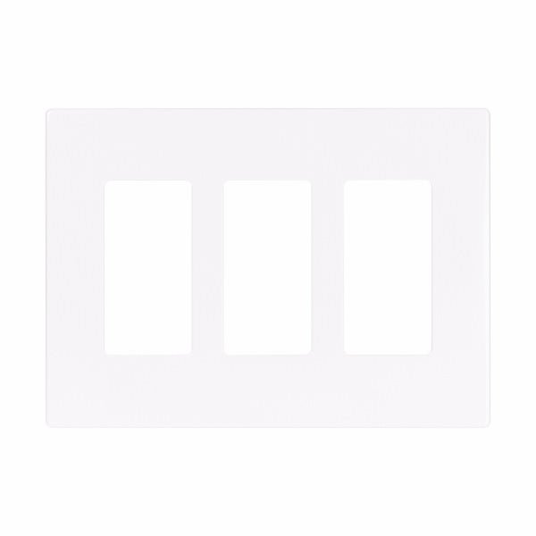 CWD-PJS263WEaton PJS263 Three Gang Decorator Screwless Wallplate