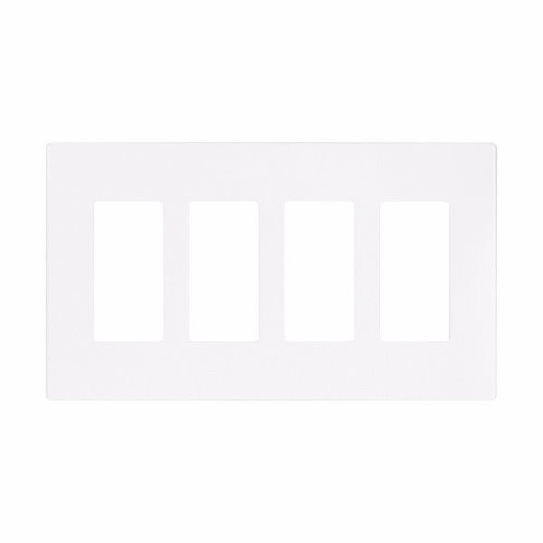 CWD-PJS264WEaton PJS264 Four Gang Decorator Screwless Wallplate