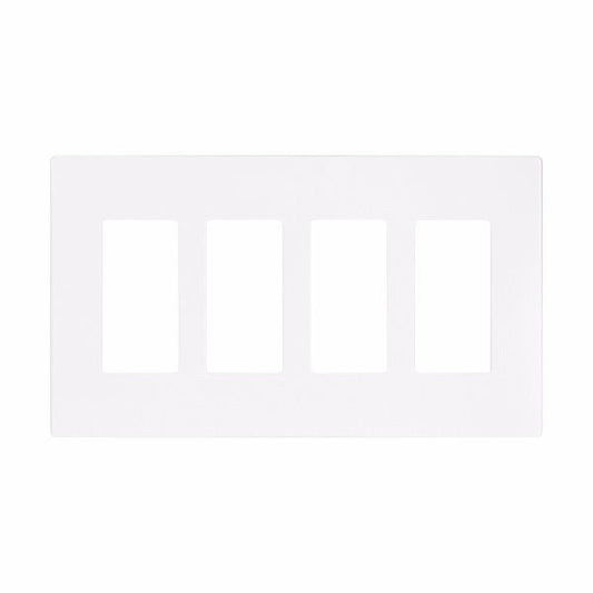 CWD-PJS264WEaton PJS264 Four Gang Decorator Screwless Wallplate