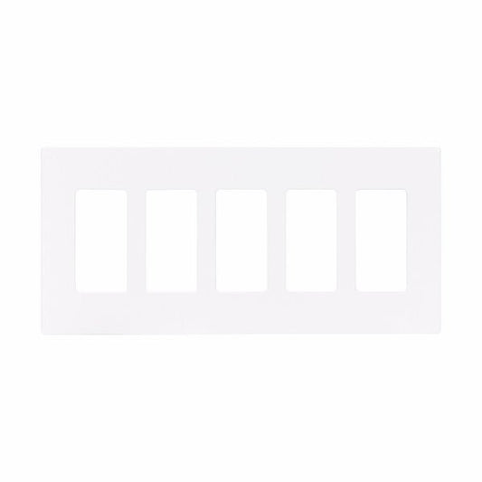 CWD-PJS265WEaton PJS265 Five Gang Decorator Screwless Wallplate White/Black
