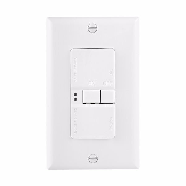 CWD-SGFD20W-10Eaton SGFD20W Blank Face GCFI Self-Test Duplex Receptacle