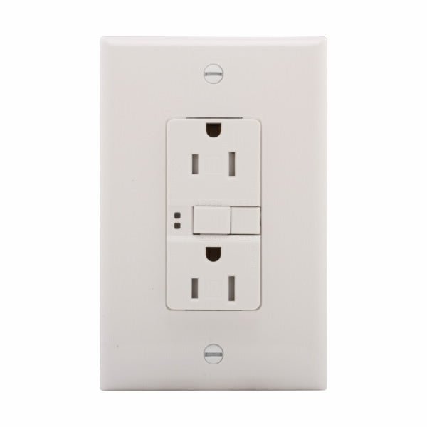 CWD-TRSGF15WEaton TRSGF15W Tamper Resistant GCFI Self-Test Receptacle