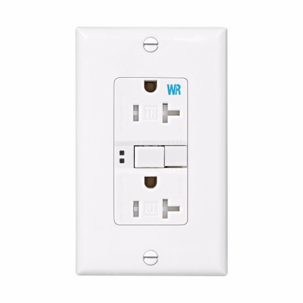 CWD-TWRSGF20W-10Eaton TWRSGF20W Tamper & Weather Resistant GCFI Self-Test Receptacle