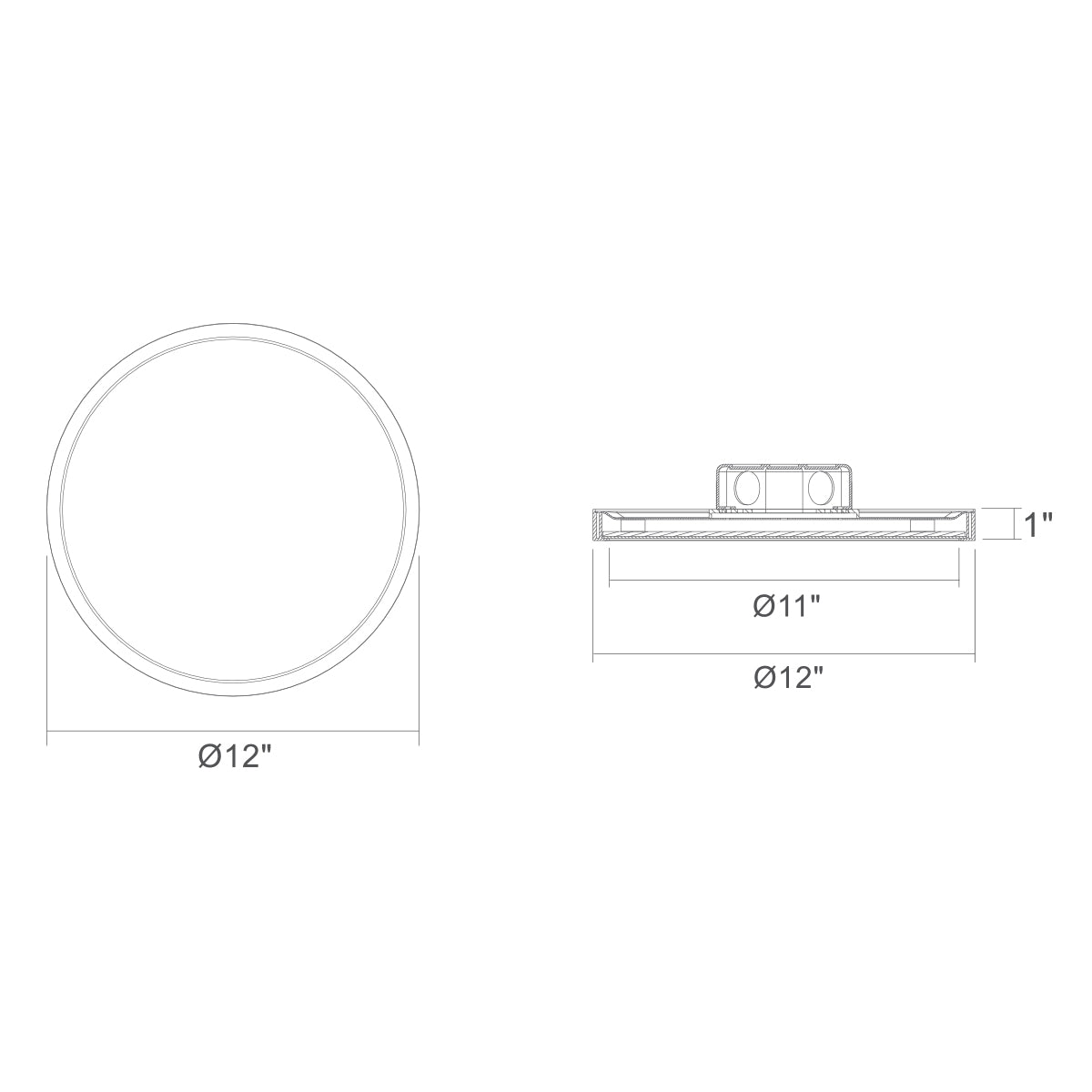 ENV-LED-SLDSKR-7-15W-5CCT-WHEnvision SLDSKR7 15W LED 7" Surface Mount Selectable CCT