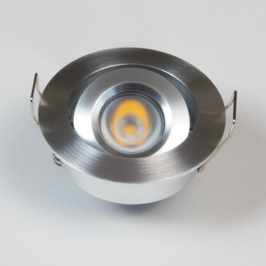 GML-GMR4-WW-BAGM Lighting GMR4-WW 2" 3W LED Round Recessed Downlight Adjustable Gimbal 30K