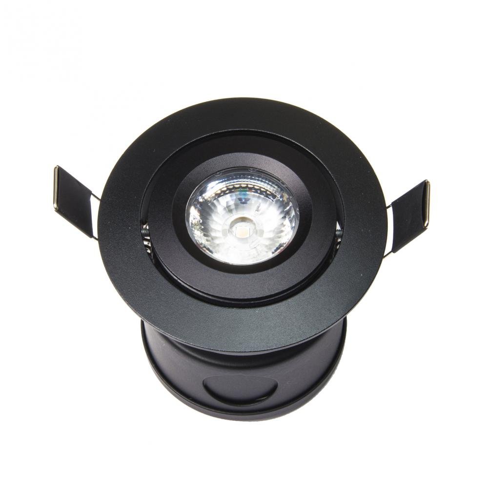 GML-GMR6-120V-IC-SP-BGM Lighting GMR6-120V-IC 3 1/4 Inch 6W LED Round Recessed Downlight Adjustable Gimbal Selectable Trim 3K