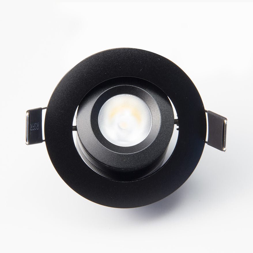 GML-GMR6-WW-BGM Lighting GMR6-WW 2 7/8" 6W LED Round Recessed Downlight Adjustable Gimbal Selectable Trim 30K