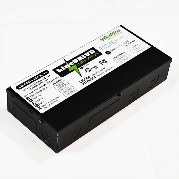 GML-LD-ED010-UNV96-24GM Lighting LD-ED010-UNV 12VDC / 24VDC Electronic 0-10V Dimmable LED Power Supplies