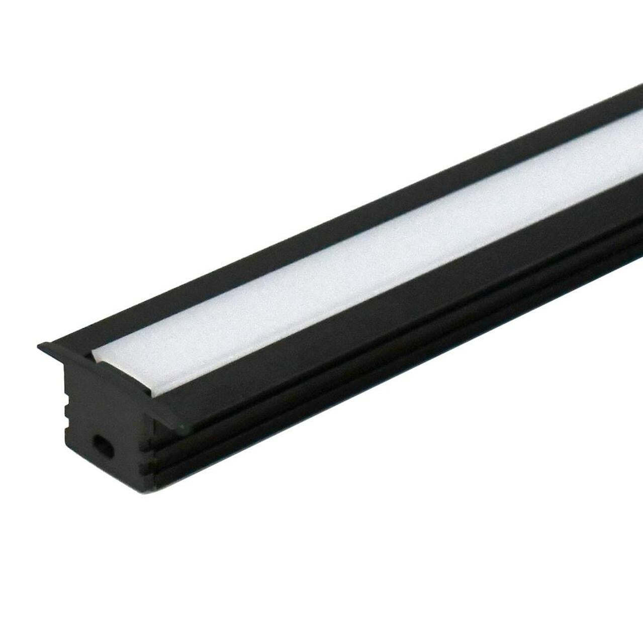 GML-LED-CHL-XD-MD-F-BGM Lighting LED-CHL-XD-MD-F 4FT/8FT Mini Deep Flanged Aluminum LED Mounting Channel