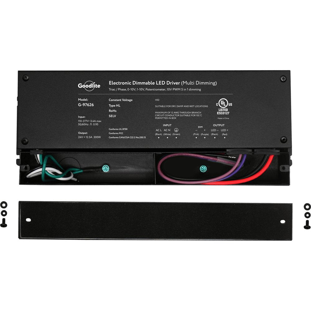 GDL-G97626Goodlite 24V Electronic LED Dimmable Dimmer 30W-300W
