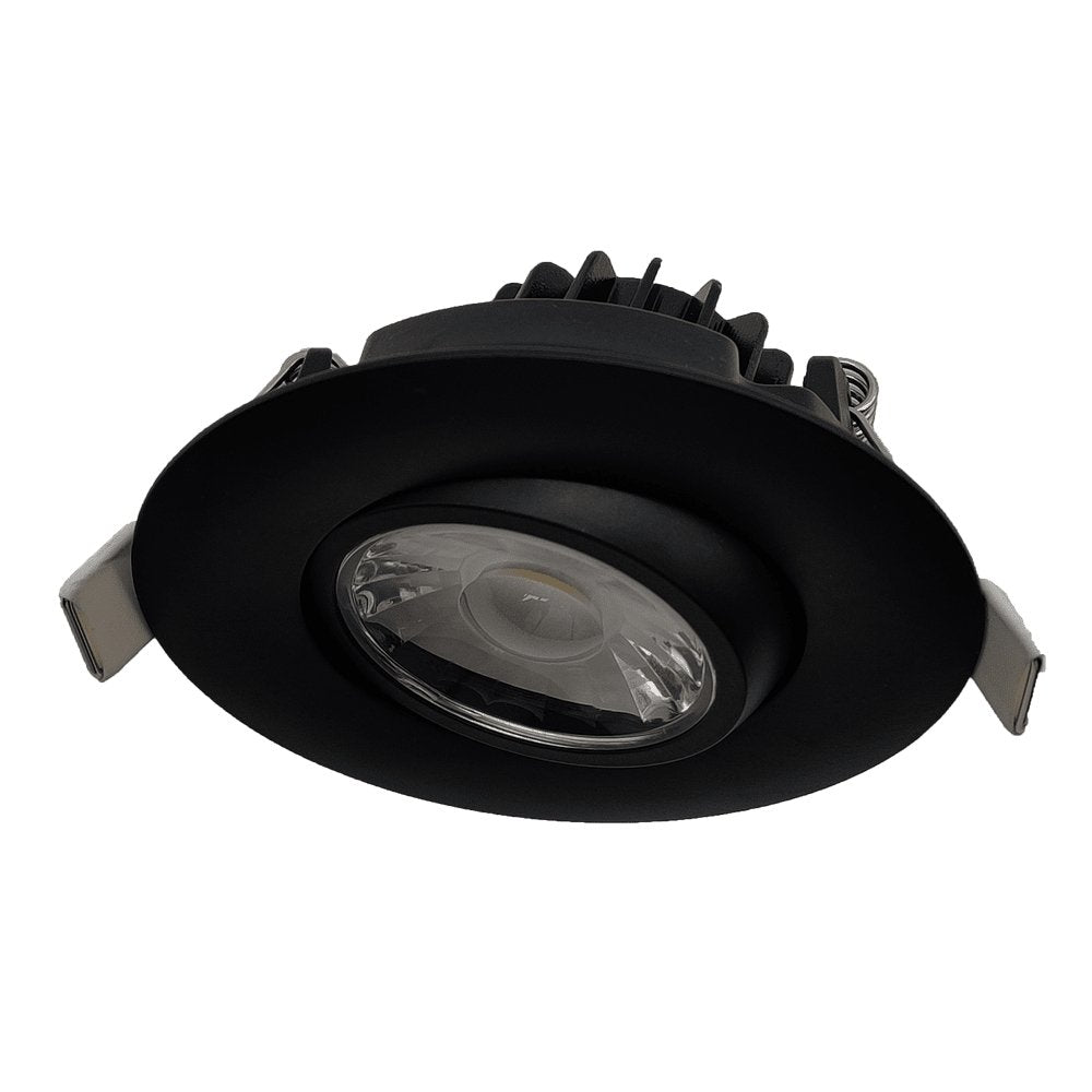 GDL-G19846Goodlite G-19846 3" 8W LED Recessed Gimbal Downlight Selectable CCT Black