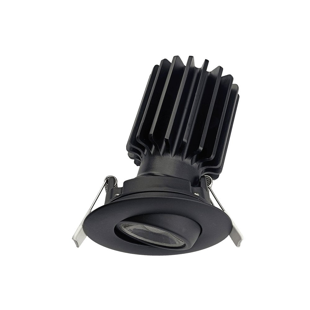 GDL-G19856Goodlite G-19856 3" 11W LED High Output Recessed Gimbal Downlight Selectable CCT Black