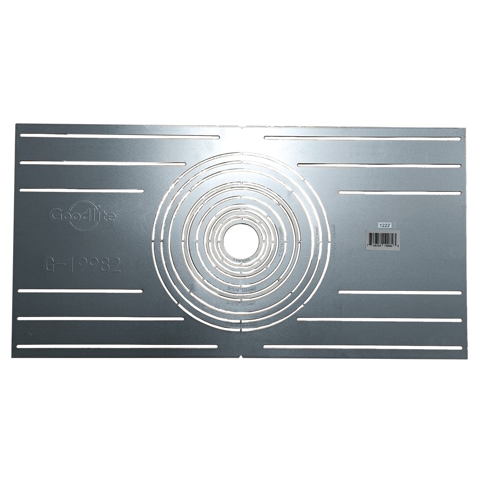 GDL-G19982Goodlite G-19982 New Mounting Construction Rough In Plate