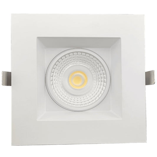 GDL-G20094Goodlite G-20094 6" 22W LED Square Spotlight Regressed Gimbal Selectable CCT