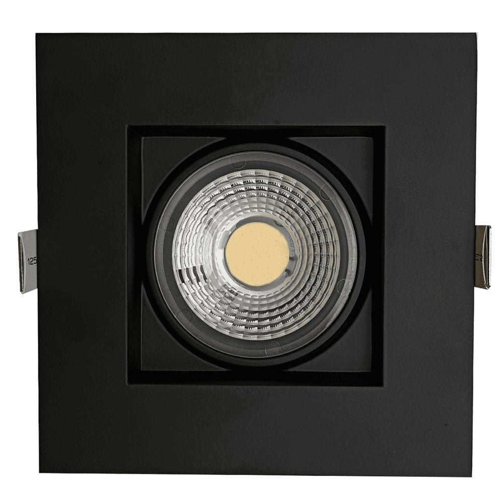 GDL-G48367Goodlite G-48367 14W LED 4" Square Gimbaled Downlight Selectable CCT Black