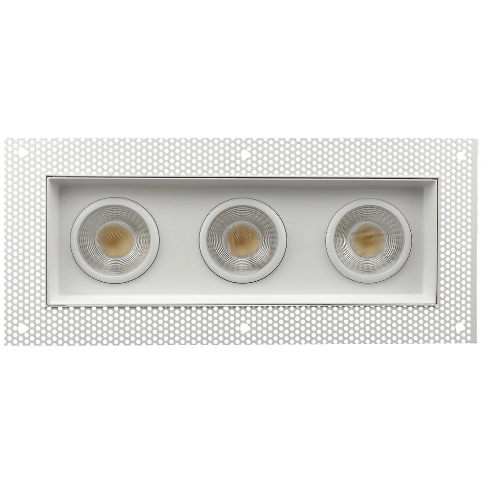 GDL-G95625Goodlite G-95625 4″ 42W 3 Head Gimbal Trimless Spotlight Selectable CCT