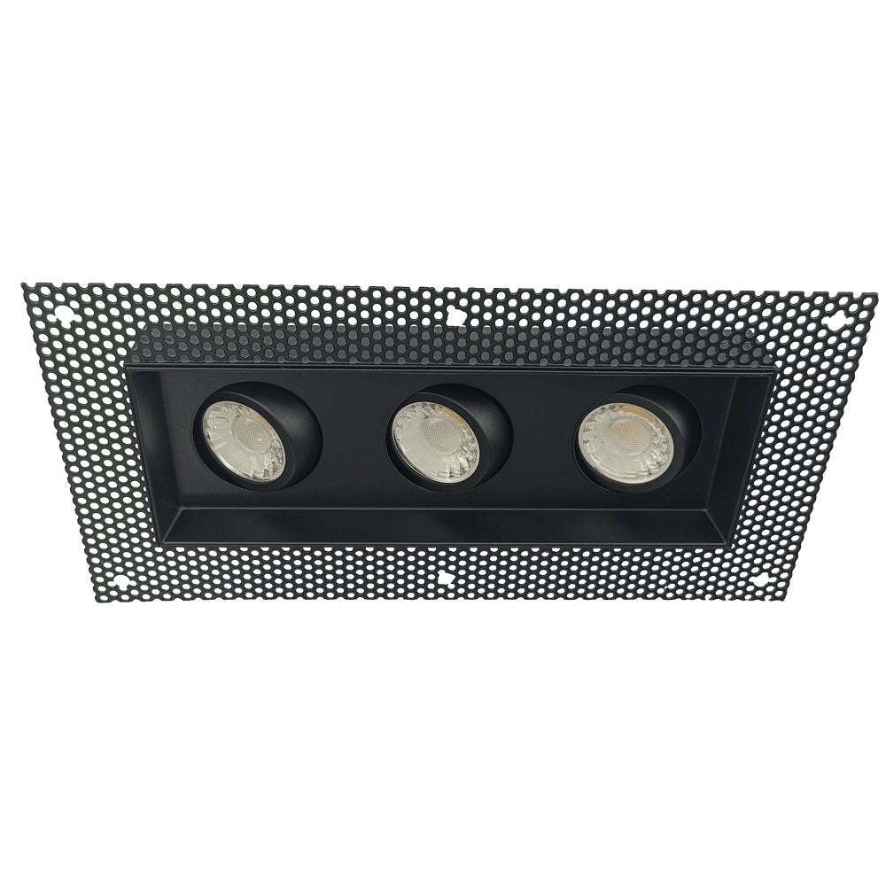 GDL-G95722Goodlite G-95722 3″ 15W 3 Head Gimbal Trimless Spotlight Selectable CCT