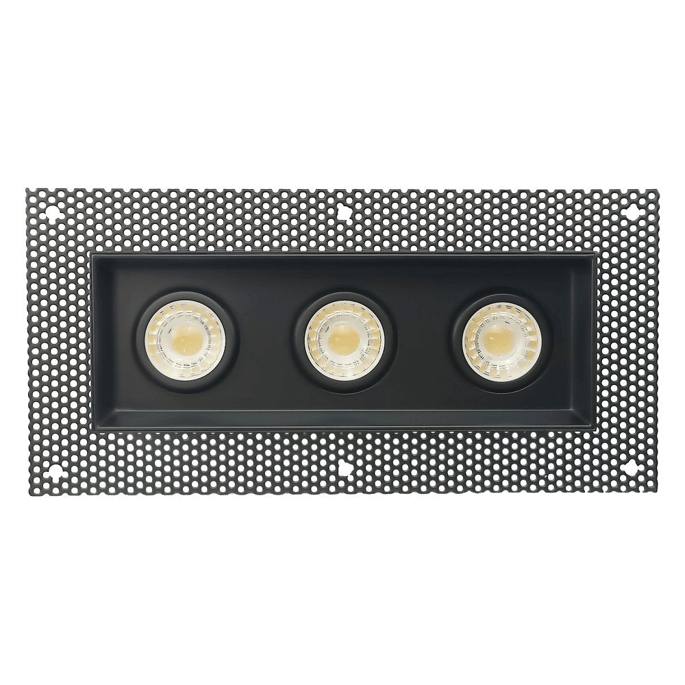 GDL-G95722Goodlite G-95722 3″ 15W 3 Head Gimbal Trimless Spotlight Selectable CCT