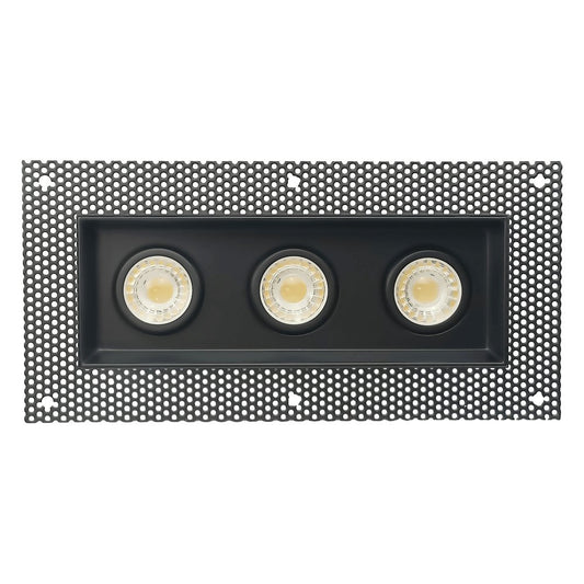 GDL-G95722Goodlite G-95722 3″ 15W 3 Head Gimbal Trimless Spotlight Selectable CCT