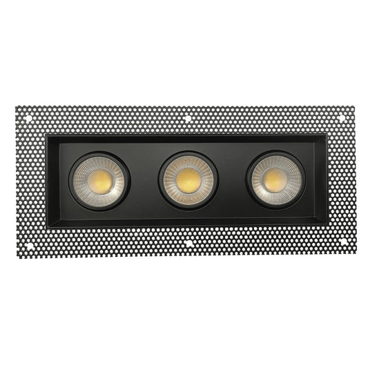 GDL-G95725Goodlite G-95725 4″ 42W 3 Head Gimbal Trimless Spotlight Selectable CCT