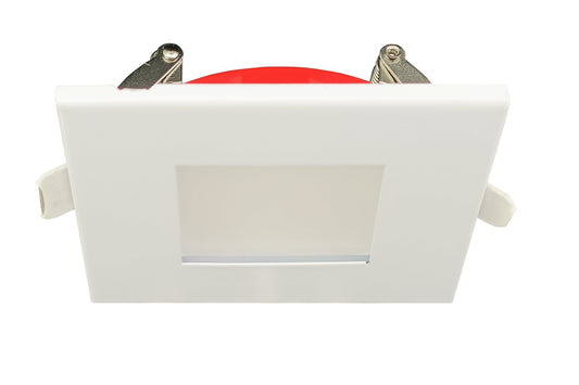 GDL-G97021Goodlite G-97021 3" 8W LED Square Recessed Slim Spotlight Selectable CCT Fire Rated