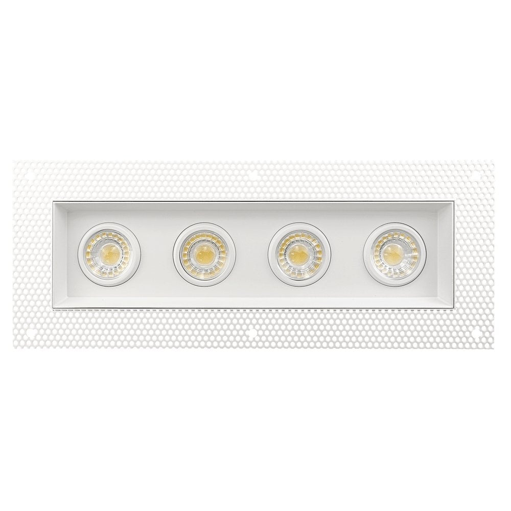 GDL-G97126Goodlite G-97126 3″ 30W 4 Head Gimbal Trimless Spotlight Selectable CCT