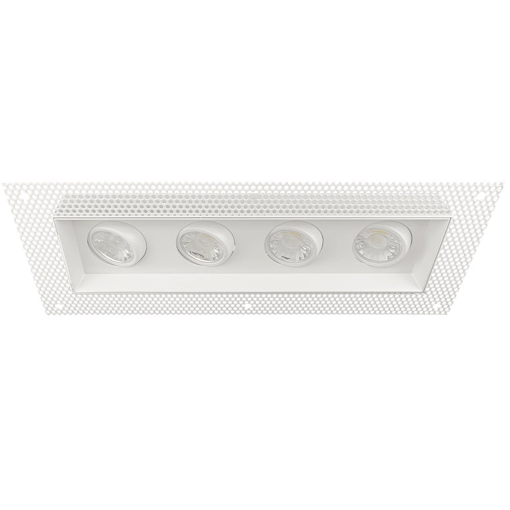 GDL-G97126Goodlite G-97126 3″ 30W 4 Head Gimbal Trimless Spotlight Selectable CCT