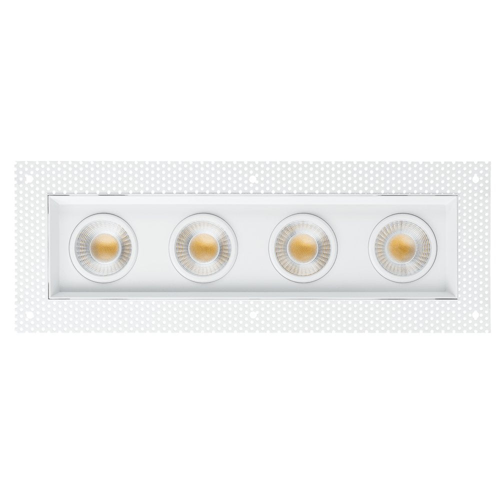 GDL-G97220Goodlite G-97220 3.5″ 52W 4 Head Gimbal Trimless Spotlight Selectable CCT