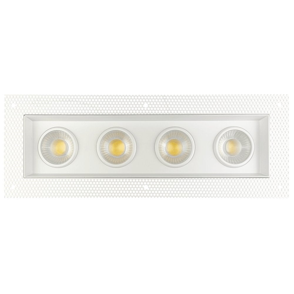 GDL-G97220Goodlite G-97220 3.5″ 52W 4 Head Gimbal Trimless Spotlight Selectable CCT