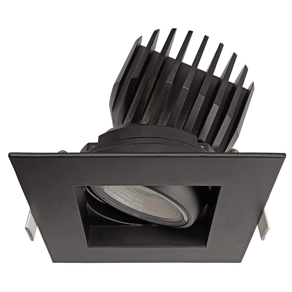 GDL-G97426Goodlite G-97426 4” 20W Square LED Regress Spotlight Gimbal Selectable CCT