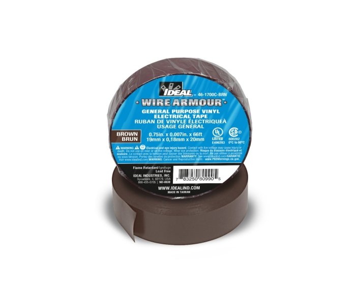 IDEAL-46-1700C-BRNIDEAL General Purpose Electrical Vinyl Tape