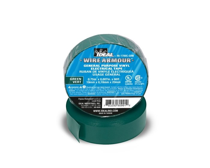 IDEAL-46-1700C-GRNIDEAL General Purpose Electrical Vinyl Tape