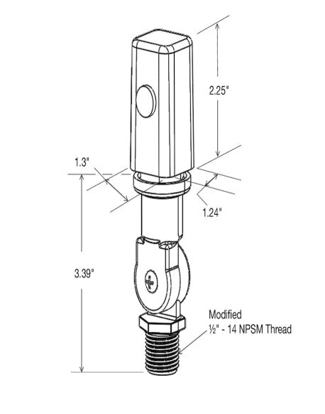 INT-EK4736SIntermatic EK4736S Nightfox™ Top Lens Stem and Swivel Mount Electronic Photocontrol