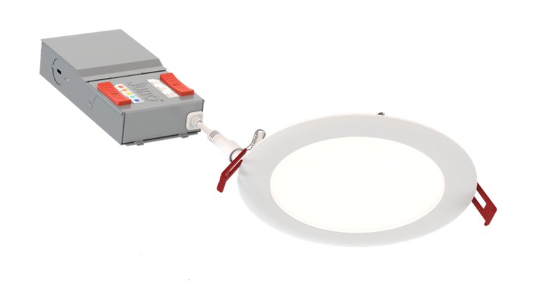Juno-WF4 ALO19 SWW5 90CRI MW M6Juno WF4 14W LED 4" Round Wafer Selectable CCT Selectable Lumen Output