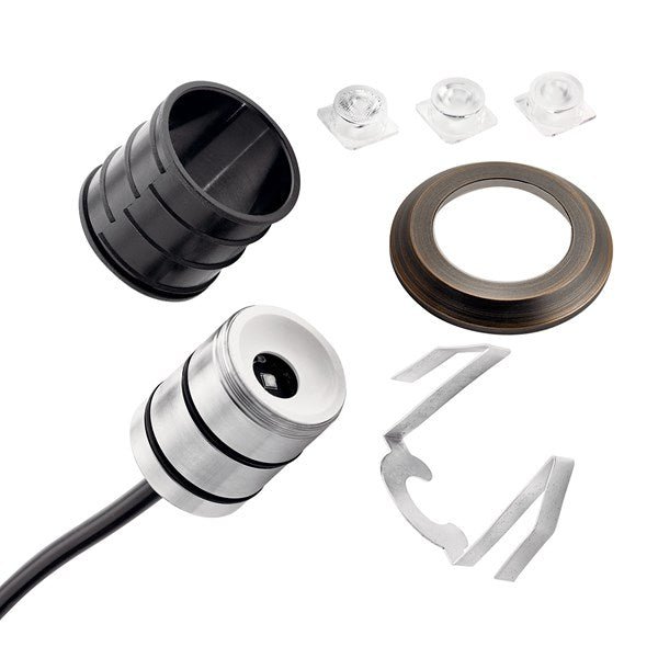 KICHLER-16140SS27KICHLER 12V 1.5W/3W 100/200 Lumen LED Mini All-Purpose Recessed Light 27K/30K