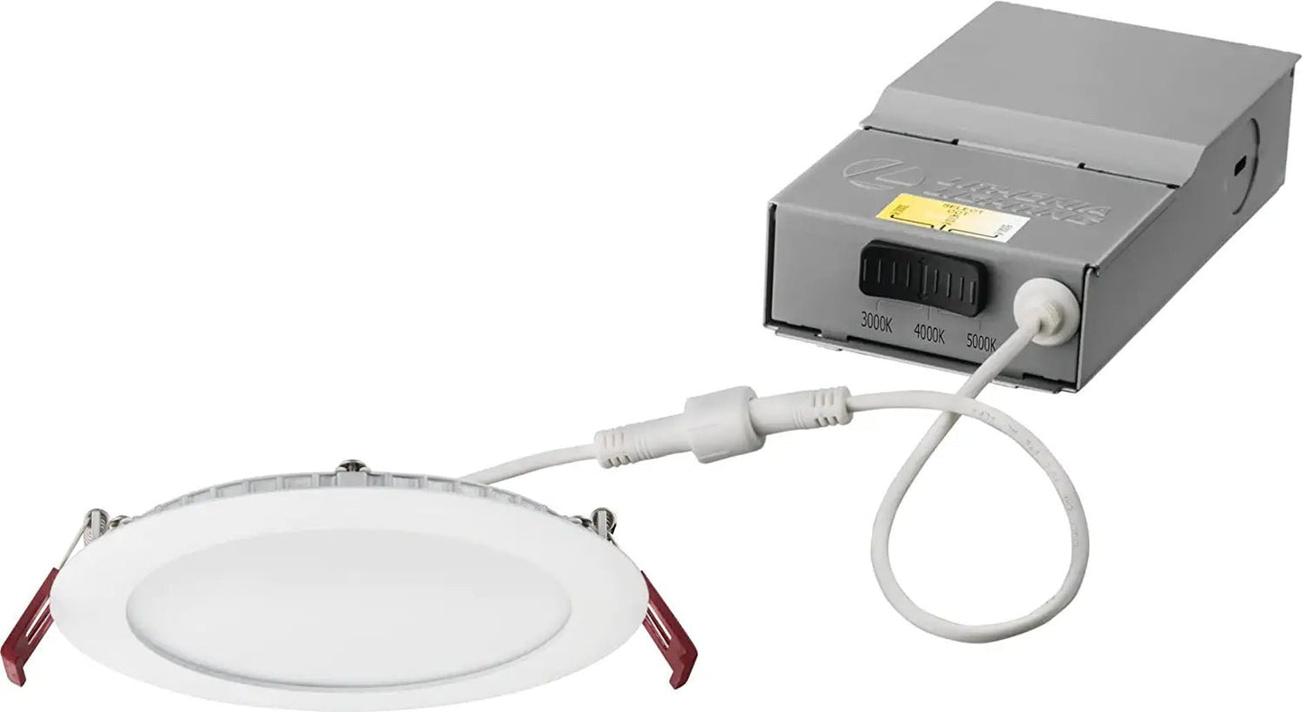 LITH-WF6 LED 30K40K50K 90CRI MW M6Lithonia WF6 14W LED 6" Round Wafer Selectable CCT 30K/40K/50K