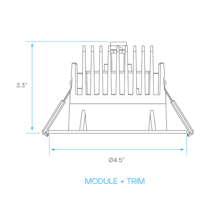 LUXRITE-LR24961Luxrite 4" Regressed Spotlight Selectable CCT
