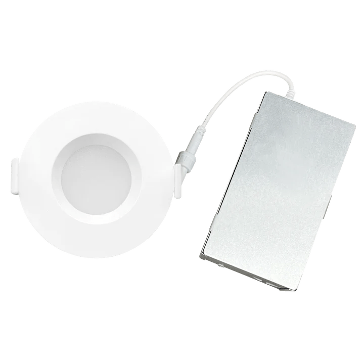 LUX-LR22630Luxrite LR22630 3" 10W LED Round Regressed Wafer Selectable CCT Hi Lumen