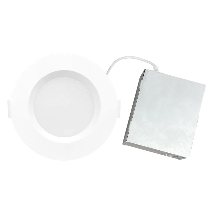 LUX-LR22632Luxrite LR22632 4" 15W LED Round Regressed Wafer Selectable CCT Hi Lumen