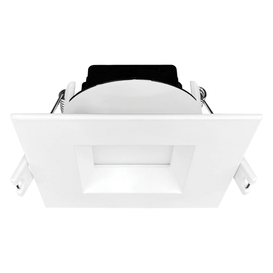 LUX-LR22638Luxrite LR22638 3" 10W LED Square Regressed Wafer Selectable CCT Hi Lumen