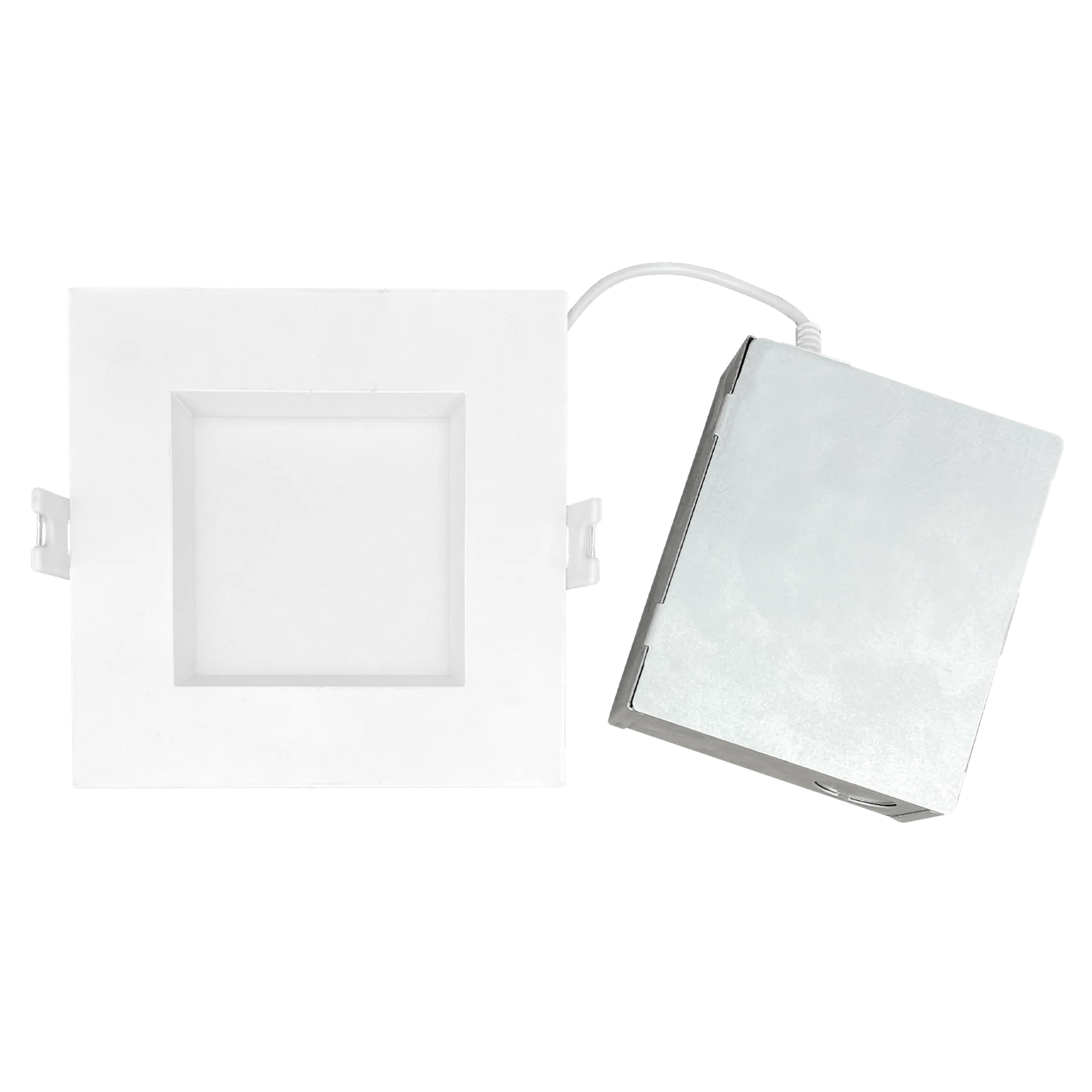 LUX-LR22640Luxrite LR22640 4" 15W LED Square Regressed Wafer Selectable CCT Hi Lumen