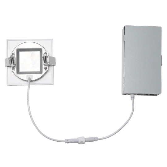 LUX-LR23754Luxrite LR23754 3" 8W LED Square Recessed Slim Wafer Selectable CCT