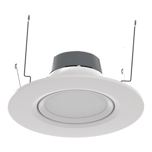 RA6R109FA120WSRAB 10W LED 6" Round Retrofit Downlight Adjustable Gimbal Selectable CCT