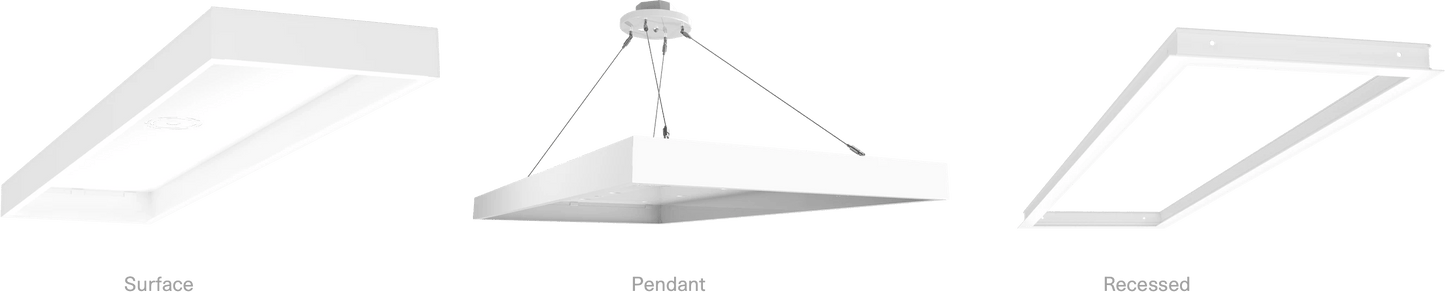 RAB-EZPANFA2X2/D10RAB 25W-40W LED Edge-Lit 2FT X 2FT EZPan Selectable CCT