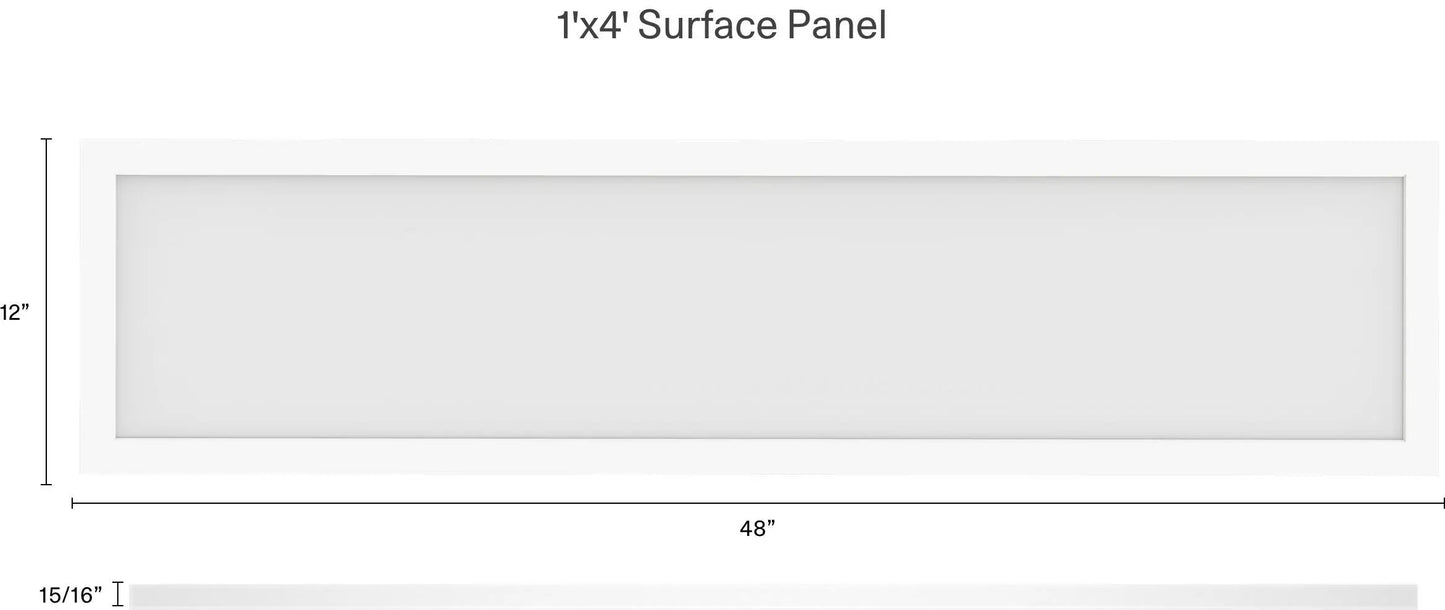 RAB-SMPFA1X4RT45UNVTWRAB 45W LED Surface Mount 1FT X 4FT Selectable CCT
